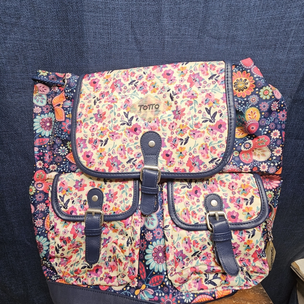 Totto Floral backpack
